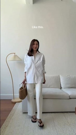 Favorite ways to style a white button down! #springoutfit #90sstyle #outfitinspo