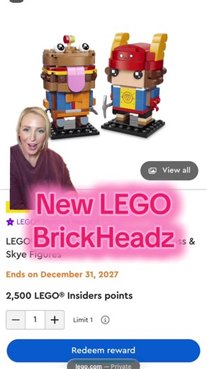 LEGO BrickHeadz Fortnite Beef Boss & Skye Figures! Shoutout to @Memphizbrickz for letting me know about these NEW BrickHeadz! #lego #fyp #legotiktok #afol #legotiktok