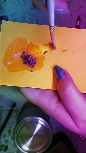 How to colorize 2Part Epoxy Glue we use this technique in many gluing processes. #fyp #tiktokartist
