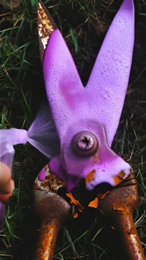 Extremely Rusty Garden Shears Cleaning – Amazing Metal Restoration