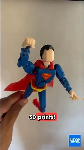#Superman 3D Prints: 10 Fantastic STL Files #3dprinting #all3dp