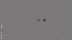 black color loading bar dots looping progress icon. Loading is indicated by a dot. Typing loading dots on transparent background. Typing loading points on a transparent background with. 4k video
