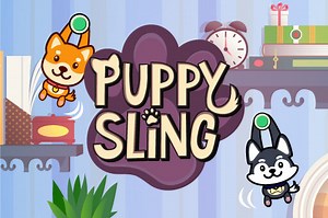 Play Puppy Sling | Free Online  Games. KidzSearch.com