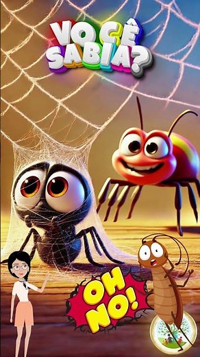 Por que as Aranhas NÃO Ficam Presas em Suas Próprias Teias? 🕷️ #vocesabia #curiosidadesanimais