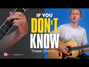 EASY guitar chords EVERYONE should know - beginner guitar chord lesson