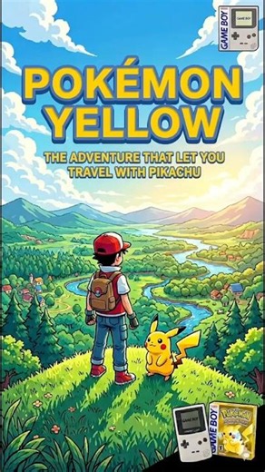 Pokémon Yellow: The Game That Let Pikachu Follow You Everywhere! #pokémonyellow