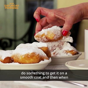 Cafe Du Monde is known globally for its coffee and beignets — square french-style doughnuts served in powdered sugar. Dana Jacobson chats with Jay Roman about the flavor his family helps bring to New Orleans, tomorrow on #TheDIsh. | CBS Mornings