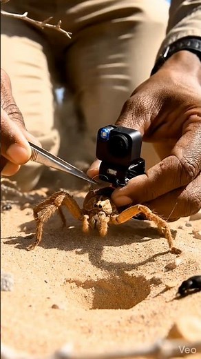 Camel Spider POV 🦂 Hunting in the Desert 😳