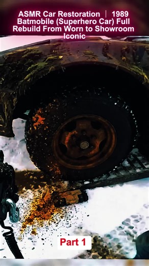 ASMR Car Restoration ｜ 1989 Batmobile (Superhero Car) Full Rebuild From Worn to Showroom Iconic #CarRestoration #ASMRRestoration #Batmobile #SuperheroCar #RestorationUSA