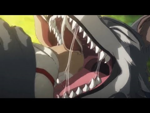 Furry big bad wolf chasing, catching and eat rabbit bunny, vore. Beastars style. Generation 3