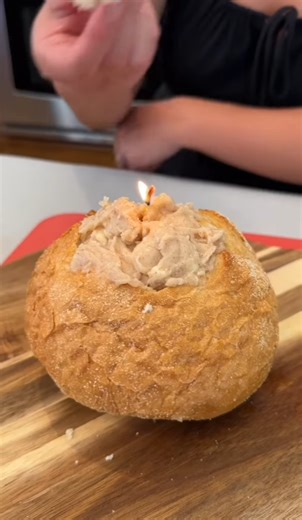 Butter bread candle appetizer that wows guests