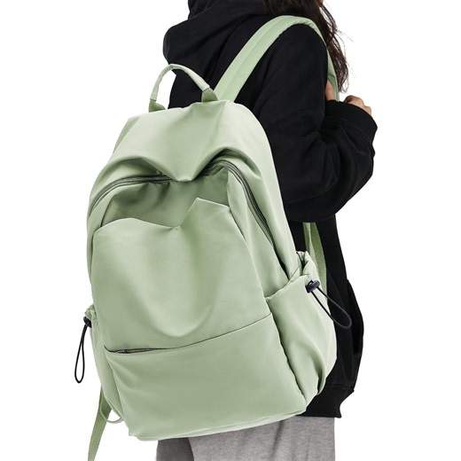 Backpacks for Women Men School Bag Cute Backpack for College Students Lightweight Backpacks Book Bags Waterproof Gym Backpack Simple Laptop Backpack Casual Daypack Light Green