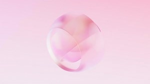 Seamless Looping Abstract Fluid Pink Sphere