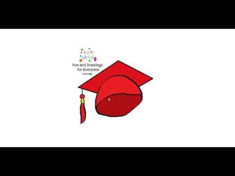 How to draw a graduation cap🎓
