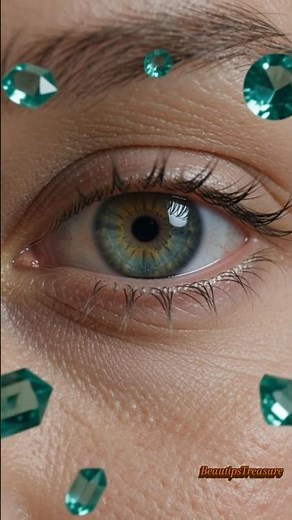 beautiful green emerald eye makeup... crystal green look.. #eyemakeup #glittermakeup #glittereyes