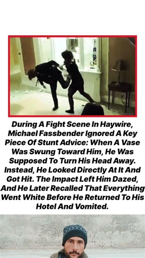 During a fight scene in Haywire, Michael Fassbender ignored a key piece of stunt advice: when a