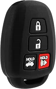 fits Toyota Camry Corolla Highlander Rav4 Key Fob Remote Case Cover Skin Protector