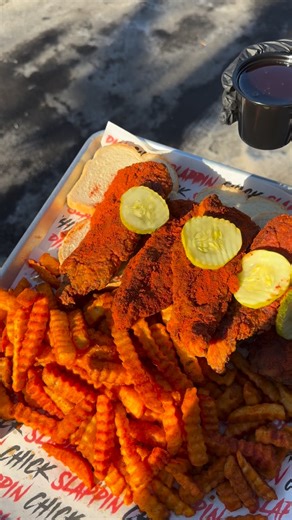 You hear that?? Our hot chicken tenders are calling your name!!🔥 #slappinchick #foodie #ny #nyeats | Slappin Chick