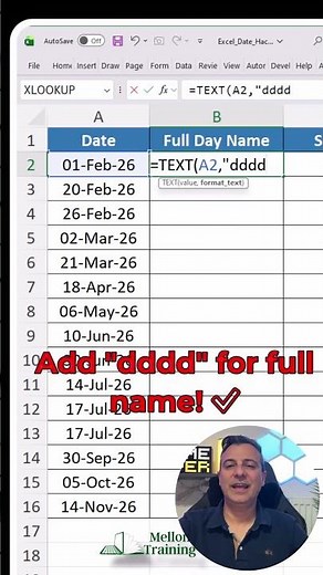 Stop Typing Days Manually! ❌