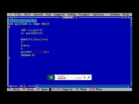 How to run command line arguments programs | Turbo c++ | C/C++