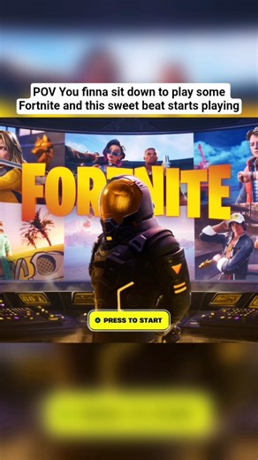 Epic cooked with that loading screen tune on Fortnite 😌