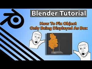 Blender Tutorial How To Fix Object Only Being Displayed As Box #blendertutorial #tutorial #blender
