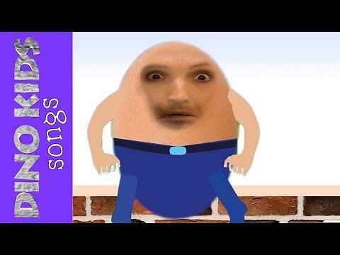 Humpty Dumpty Sat on a Wall | Animated Nursery Rhyme | Dino Kids Songs