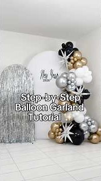 Step-by-Step Balloon Garland Tutorial | Easy DIY Party Decor for Beginners 🎈