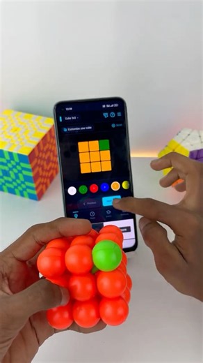 AI 3 by 3 cube solver apk #shorts #trending #youtubeshorts