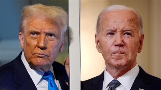 Why did Trump claim that the economy soured during the Biden administration?