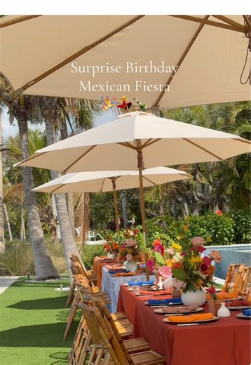 This surprise birthday fiesta brought all the F U N!! 🎉 Planning & Design: @editionfourteenevents Venue: private home, Sarasota 🩵 Content Creator: @Wedding Content Creator | Mimi Catering: @Arts & Central Rentals: @stellaroseevents Churros: @360focus_events Flamenco: @flamenco.tropical Florals: @srqfloralsbyjenn Sarasota events , birthday party , intimate events , private events , fiesta , event planner