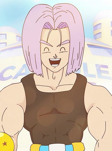 Trunks wants Mai to hold his DRAGON BALLS! #dragonball #dragonballdaima #anime #dbz #Trunks #ssj9k