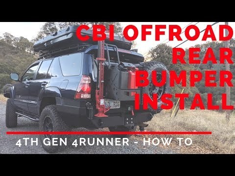 4th Gen 4Runner - CBI Offroad Rear Bumper Installation