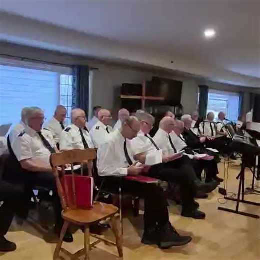 A fine crowd out to Sunday worship with the Salvation Army, Lewisporte and Norris Arm North! Wonderful singing everyone! ⛪️✝️ | Pleasantview Manor