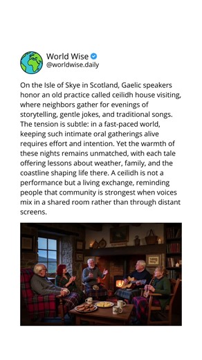 What Happens Inside a Scottish Ceilidh Night. Communities in Scotland gather for ceil...