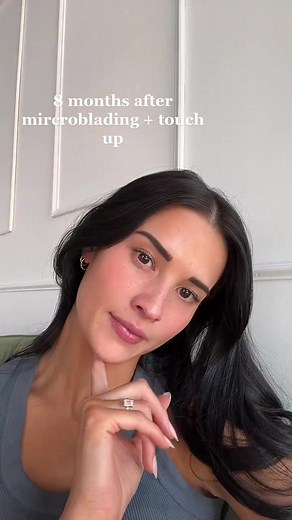 8-Month Eyebrow Microblading Journey: Before, After, and Touch Up Experience