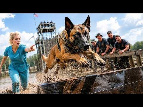 "Stand Back." Veterans Ignored The Teen Handler—Until Her Nurse K9 Broke Navy SEAL Training Record