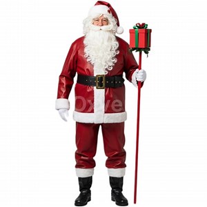 Genuine Leather Santa Suit: Professional Grade Christmas Costume - Etsy