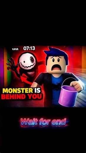 The Monster Was Behind Me… I Didn’t Notice 😭 (Color or Die)#shorts #shortsfeed #roblox