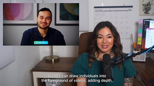 Portrait effect automatically adds more depth and sharpness to an...