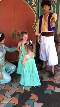 Meeting Jasmine and Aladdin at Disney World! March 2018