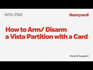 How to Arm/ Disarm a Vista Partition with a Card in WIN-PAK