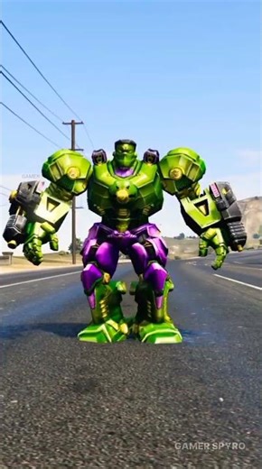 Robot Hulk And Chotu Hulk Fight Against Anti Venom And Ghost Face