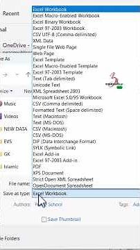 Save Macro-Enabled File in Excel #productivity #excel #spreadsheetmagic