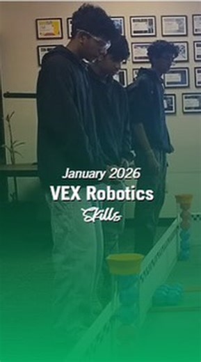 High school teams brought their robots to the VEX V5 Robotics Competition hosted at University of Advancing Technology. In the skills section, they practiced what their robots can do without an opponent. 🤖 Interested in Robotics? Check the link in bio 🔗 #uat #techrespect #arizonatechuniversity #gotocollege #vexrobotics | University of Advancing Technology