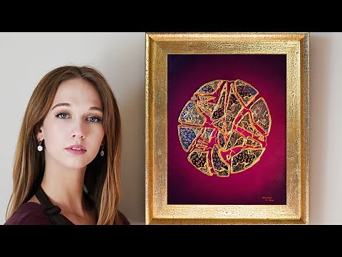 Healing...on shattered glass | "Healing" by Akiane