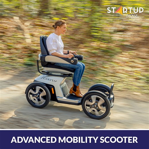 The best looking and easiest to use mobility scooter we've ever seen. | Startup Selfie
