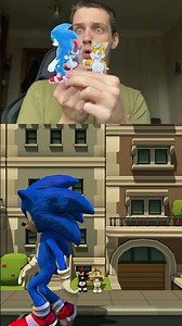 LEXER REACT Tails & Shadow VS Sonic #sonic #sonicthehedgehog #animation #tails #shadow