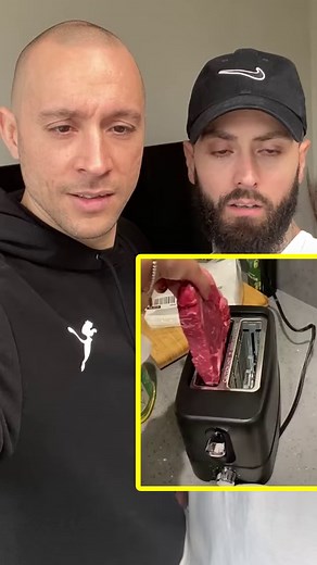How to cook steak in a toaster 😮 | The Pun Guys
