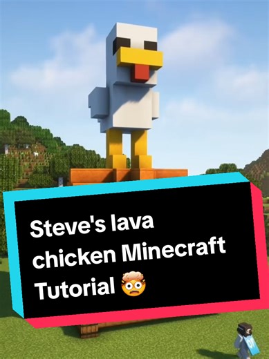 Steve's Lava Chicken Minecraft Build Tutorial